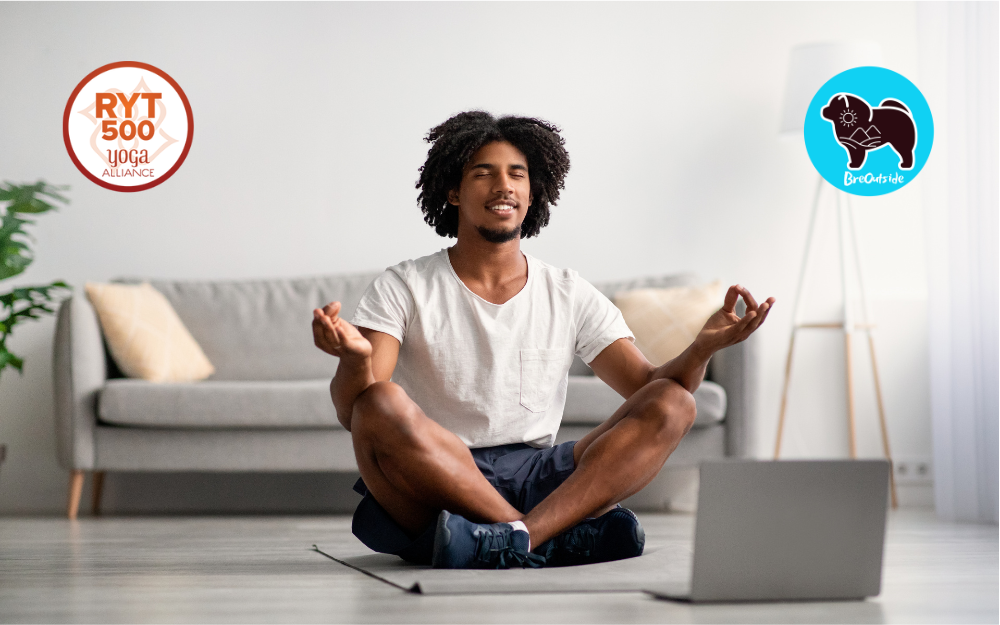 A young man in an easy seat